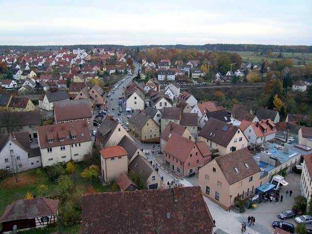 Blick zur Wegbr�ckenstra�e