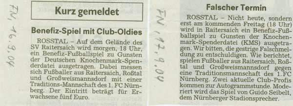 F�rther Nachrichten am 16.09.2004